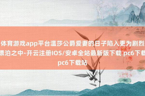 体育游戏app平台温莎公爵爱妻的日子陷入更为剧烈的漂泊之中-开云注册IOS/安卓全站最新版下载 pc6下载站